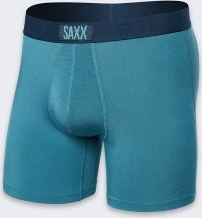 Bokser SAXX Vibe Super Soft, për burra, me elastik, blu