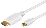 Kabllo PremiumCord, DisplayPort Mini - DisplayPort, 1m, e bardhë