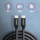 Kabllo AXAGON USB-C - USB-C SPEED USB3.2 Gen 1, PD60W 3A, 1m, e zezë