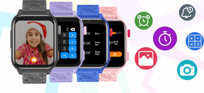 Smartwatch për fëmijë Bemi SmartWatch Play 2, 1.85", 4G LTE, blu e errët