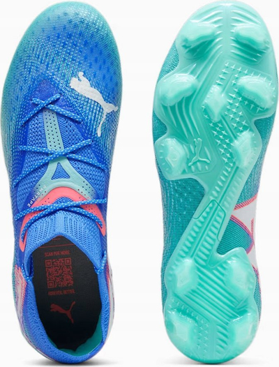 Këpucë futbolli Puma Future 7 Ultimate Low FG AG M, për bar natyral edhe artificial, për burra, shumëngjyrëshe
