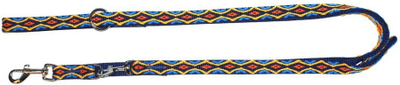 Lesë për qen DINGO Winnetou, e rregullueshme 120 220cm, 2cm, blu
