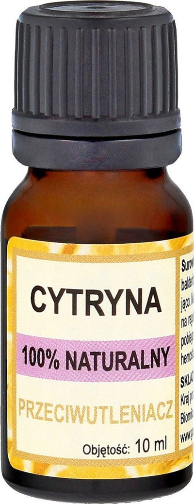 Vaj esencial Biomika Natural Lemon Oil, 100% natyral, për aromaterapi, i tejdukshëm