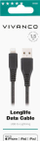Kabllo karikimi Vivanco LongLife, USB në Lightning, 1.5m, e zezë