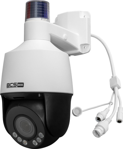 Kamerë IP PTZ BCS BCS-B-SIP154SR5L1, 5MP, motozoom 2.8–12mm, e bardhë