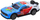 Makine sportive me telekomande LEAN Toys RC, 1:22, drita LED, efekt avulli, blu