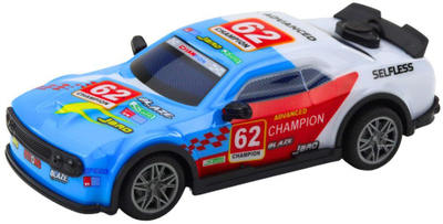 Makine sportive me telekomande LEAN Toys RC, 1:22, drita LED, efekt avulli, blu
