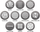 Set gobo Westcott Optical Spot Lindsay Adler Pack 1, 10 copa, pattern