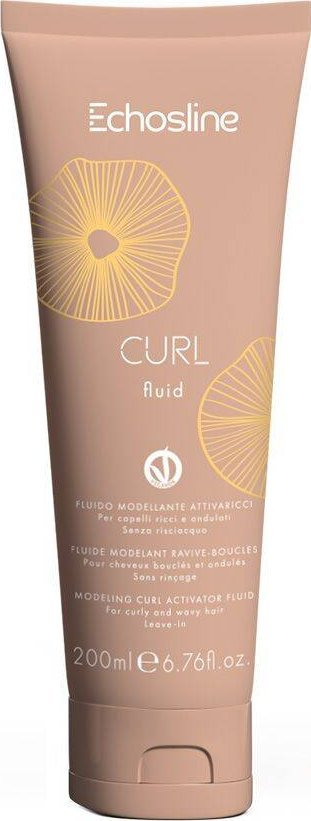 Krem flokësh Echosline Curl Fluid, për me i rregullu kaçurrelat, 200 ml