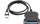 Adapter USB në LPT AK72, 1m, port femër, i zi