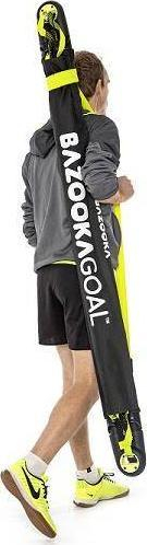 Portë futbolli BazookaGoal 150x90 cm, e palosshme, e zezë