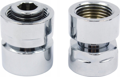 Kapëse lidhëse VARIO TERM M22 1.5 x 1/2" F, për valvula radiatorësh, krom