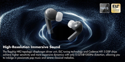 Kufje pa tela Technika Wody EARFREE i5 TWS, stereo, me kuti karikimi, blu