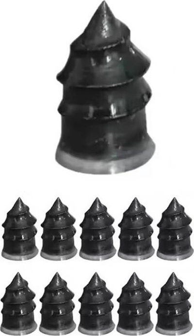 Set vida për riparu gomash universal, madhësia L, 10 copë, 6.8 x 12.7 mm, ngjyrë e zezë