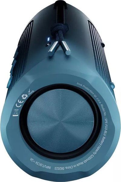 Altoparlant wireless 3MK Fuego Blue, Bluetooth 5.3, IPX7, blu