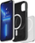 Mbulesë silikoni Puro Icon Magnetic për iPhone 14 Pro Max, me MagSafe, e zezë