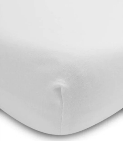 Заштитен чаршаф Sensillo Waterproof Jersey, 140x70 cm, бел