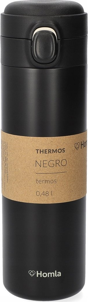 Termos Homla NEGRO, 480ml, çelik inox, i zi