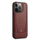 Kuti telefoni Mercedes-Benz AMG Petronas Urban, lëkurë e zezë me të kuqe, për iPhone 13