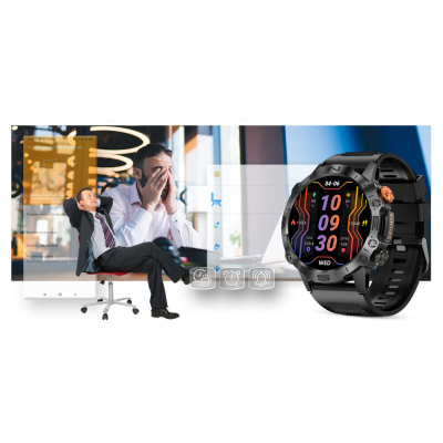 Smartwatch Gravity GT20 6, ekran AMOLED 1.43", Bluetooth 5.0, i zi
