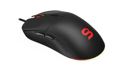 Maus SPC Gear GEM Plus - USB, e zezë