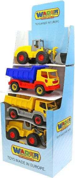 Kamion lodër tipper Wader Polesie Granite, 48cm, plastik, shumëngjyrësh