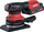 Lëmushe orbitale Flex Light me një dorë, 18V, motor brushless, e kuqe me të zezë