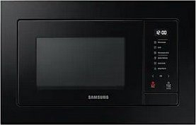 Fur mikrovalë e integrume Samsung MG23A7318CK, 23L, 1300W me skarë, e zezë