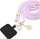 Rrip universal telefoni Guess CBDY Cord, 150 cm, najlon, lejla