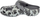 Sandale për kalamaj Crocs Classic Spray Camo Kids Clog Jr 207594-097, me rrip, gri kamuflazh
