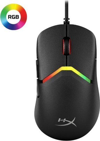 Gejминг глушец HyperX Pulsefire Saga, 26000 DPI, 8K polling, црн