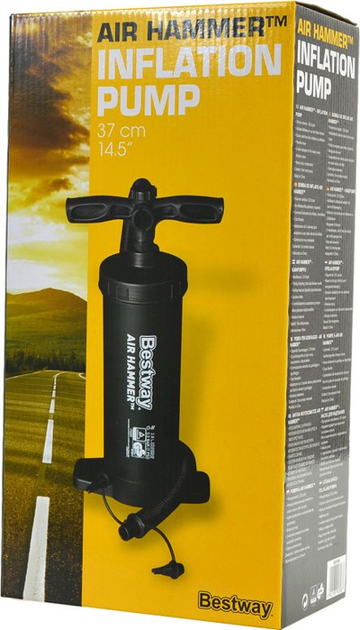 Pumpa рачна Bestway Air Hammer 62086, 37 cm, со 3 млазници, црна
