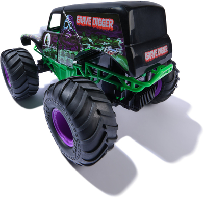 Makinë me telekomandë Monster Jam Grave Digger 1:15, 2.4 GHz, jeshile