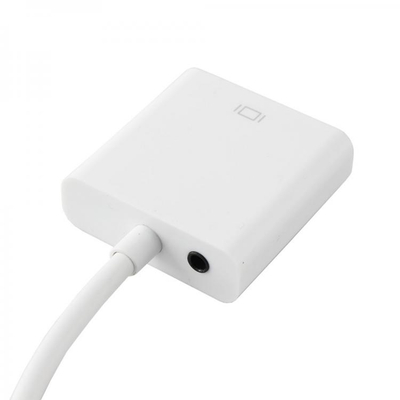 Përshtatës Sbox HDMI-M - VGA-F dhe audio aux, e bardhë
