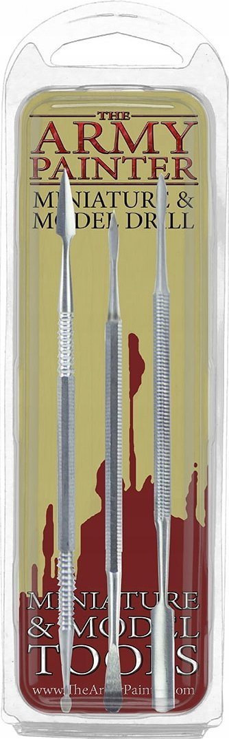 Set lima për miniatura Army Painter, 3 copë, për plastikë, rrëshirë edhe metal