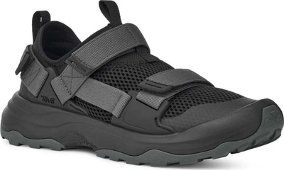 Këpucë uji për burra Teva Outflow Universal, rrjetë që merr frymë, taban EVA Spider Rubber, të zeza