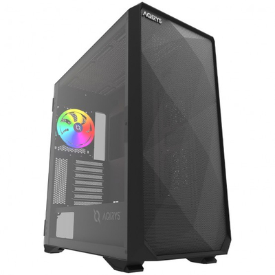 Kasa gaming Aqirys Arcturus Pro, midi tower EATX, ARGB, e zezë