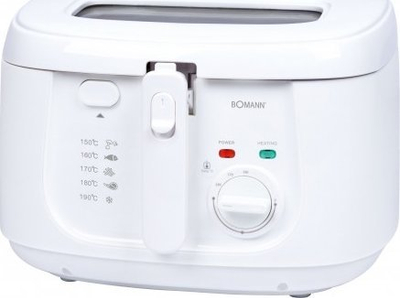 Fritezë me vaj Bomann FR 6051 CB, 1800W, 2.5L, e bardhë