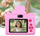 Kamerë digjitale për fëmijë XREC H05, 40MP, video HD, Pink Unicorn
