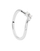 Unazë për femra PDPAOLA Mini Crown Essentials AN02-826, e argjendtë