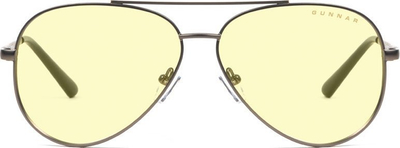 Syze kompjutri Gunnar Optiks Maverick, xhama amber, skelet metalik gri