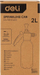 Spërkatës me presion Deli EDL581020, 2L, plastik, jeshil