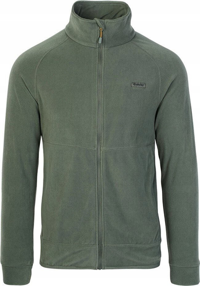 Bluzë me zinxhir Hi-Tec Sauli M, fleece, për burra, jeshile
