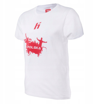 Bluzë për kalamaj Huari Poland Fan Jr 92800426915, pambuk 100%, e bardhë