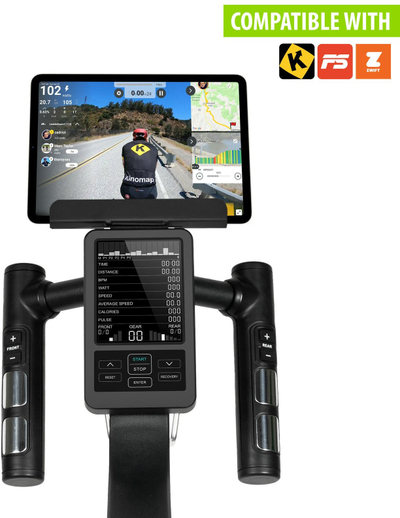 Biçikletë fitness VirtuFit Etappe 2.0i, me Bluetooth, rezistencë që e rregullon vetë, ngjyrë e zezë