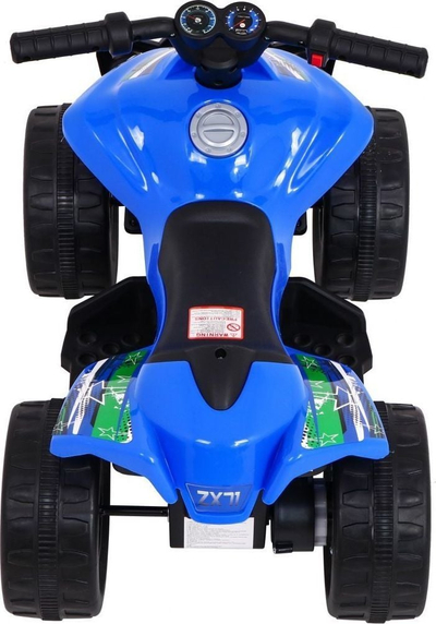 Quad elektrik për fëmijë Ramiz Little Monster, 25W, me bateri, blu