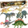 Set figurina dinosauri Jokomisiada DINOSAURS ZA2051, 6 copë, të pikturuara, shumëngjyrëshe