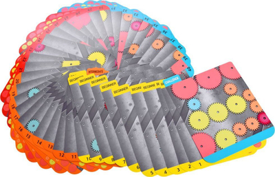Loja edukative MOLO Educational Puzzle Game, puzzle me ingranazhe, 40 kartela sfidash, shumëngjyrëshe