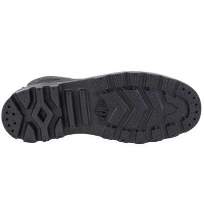 Këpucë urbane Palladium Pampa Zip Lth Ess M 76888-008-M, lëkurë natyrale, për burra, të zeza