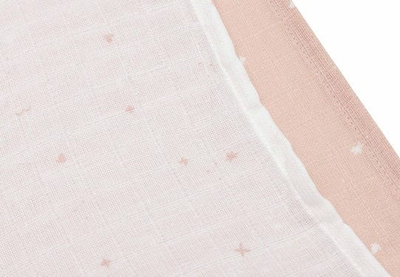 Mbulese e holle Muslin70x70cm Twinkling - Wild Rose (3cope)